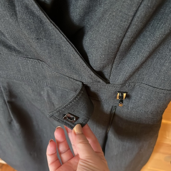 Calvin Klein slate gray sheath dress with zipper detail - gently preloved - Picture 10 of 10